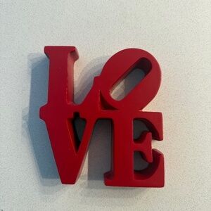 Torre & Tagus Red Resin Love Figurine